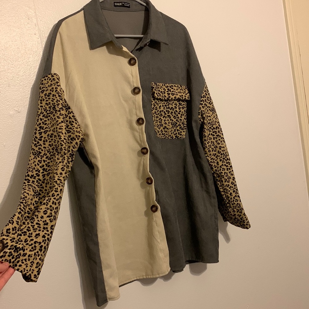 SHEIN leopard “shjacket”